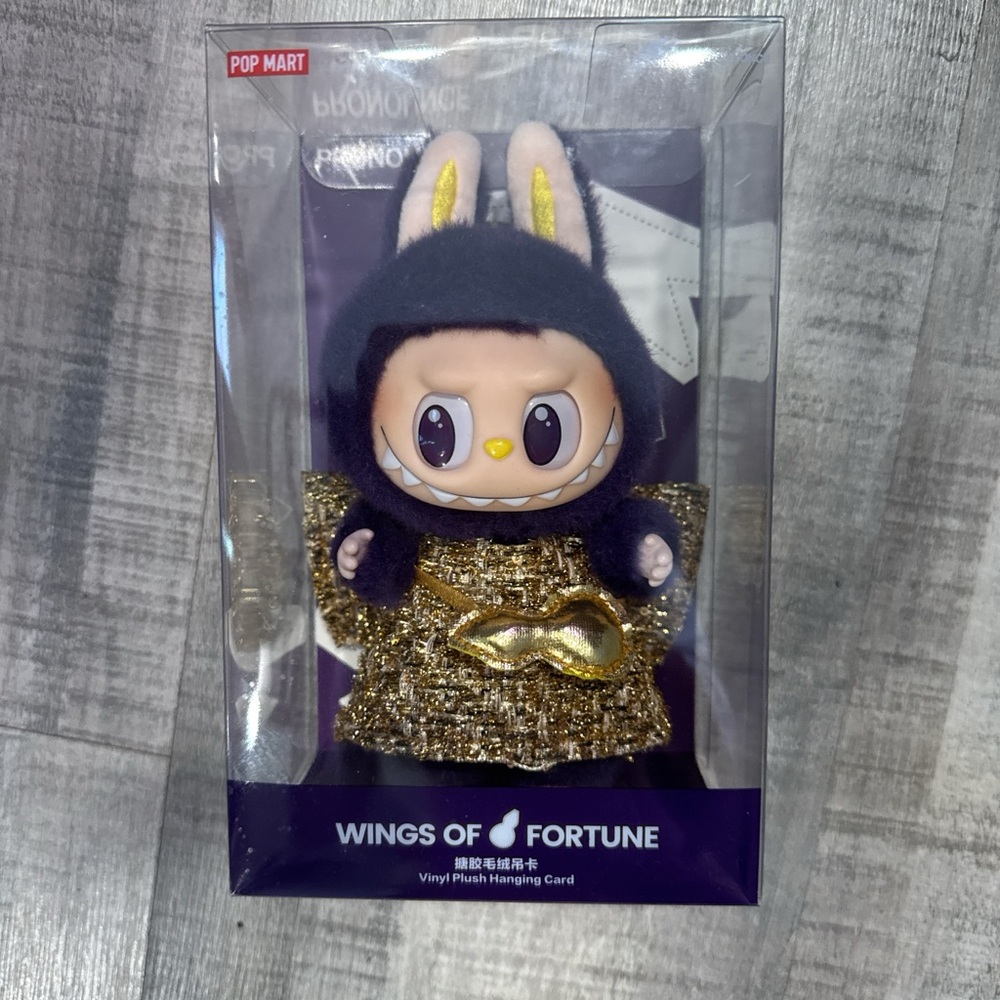 Pop Mart Wings of Fortune Labubu Vinyl Plush Hanging Card